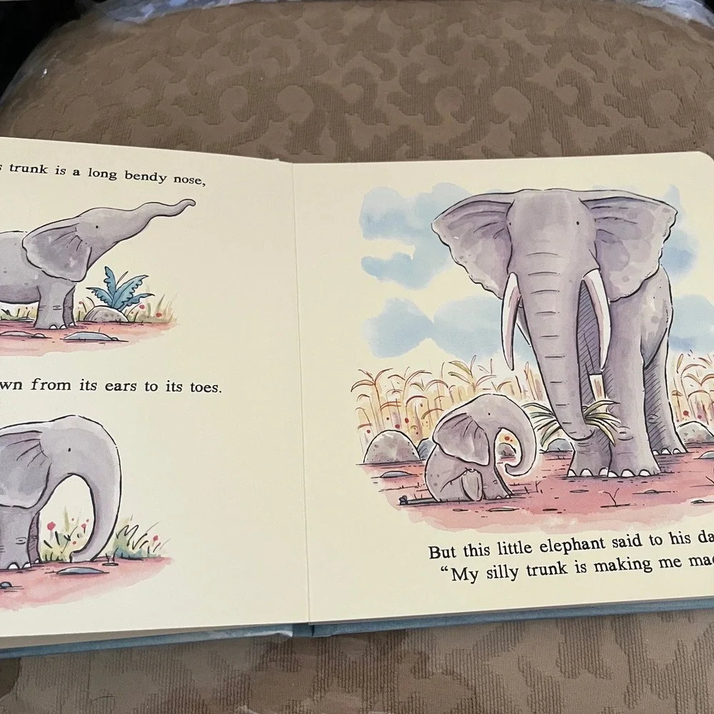 Jellycat An Elephant Nose Best Board Book Sue Samuels Danny Deeptown Childrens