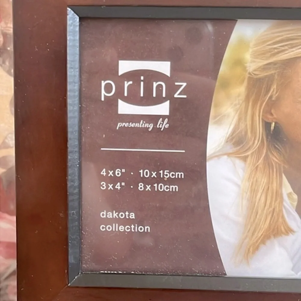 Brand New Prinz Dakota Collection Cherry Wood Collage Picture Frame 4 Photo