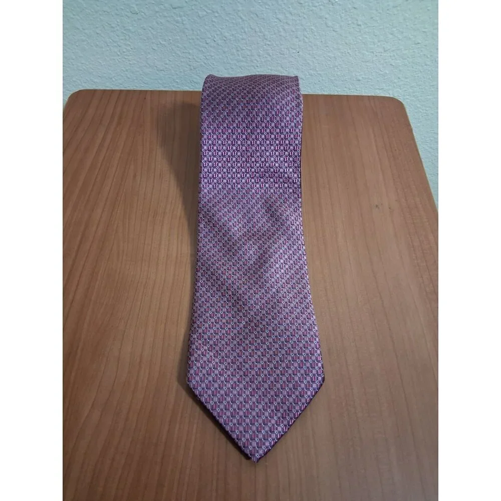 Bruno Piattelli Tie 100% Silk Extra Long Business Casual Pink Men's 66.5