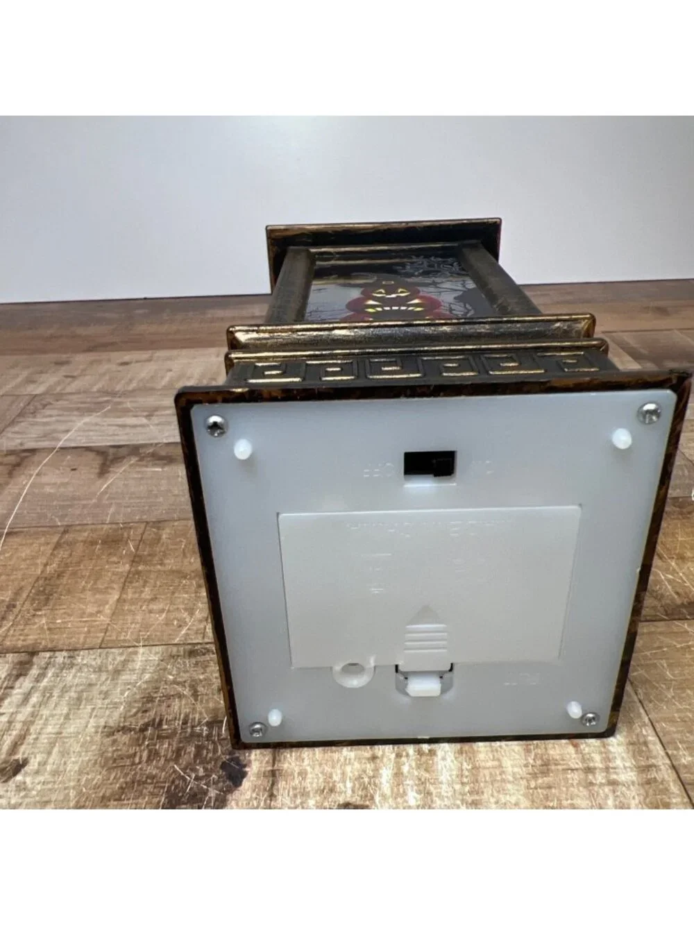 Halloween-Themed LED Lantern With Ghost & Pumpkin Design Battery Operated