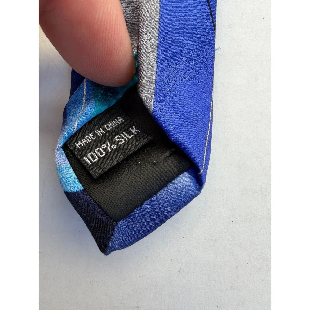 Jerry Garcia Silk Tie Blue Collector's Edition / Artist Proof 2014 - lady gekko
