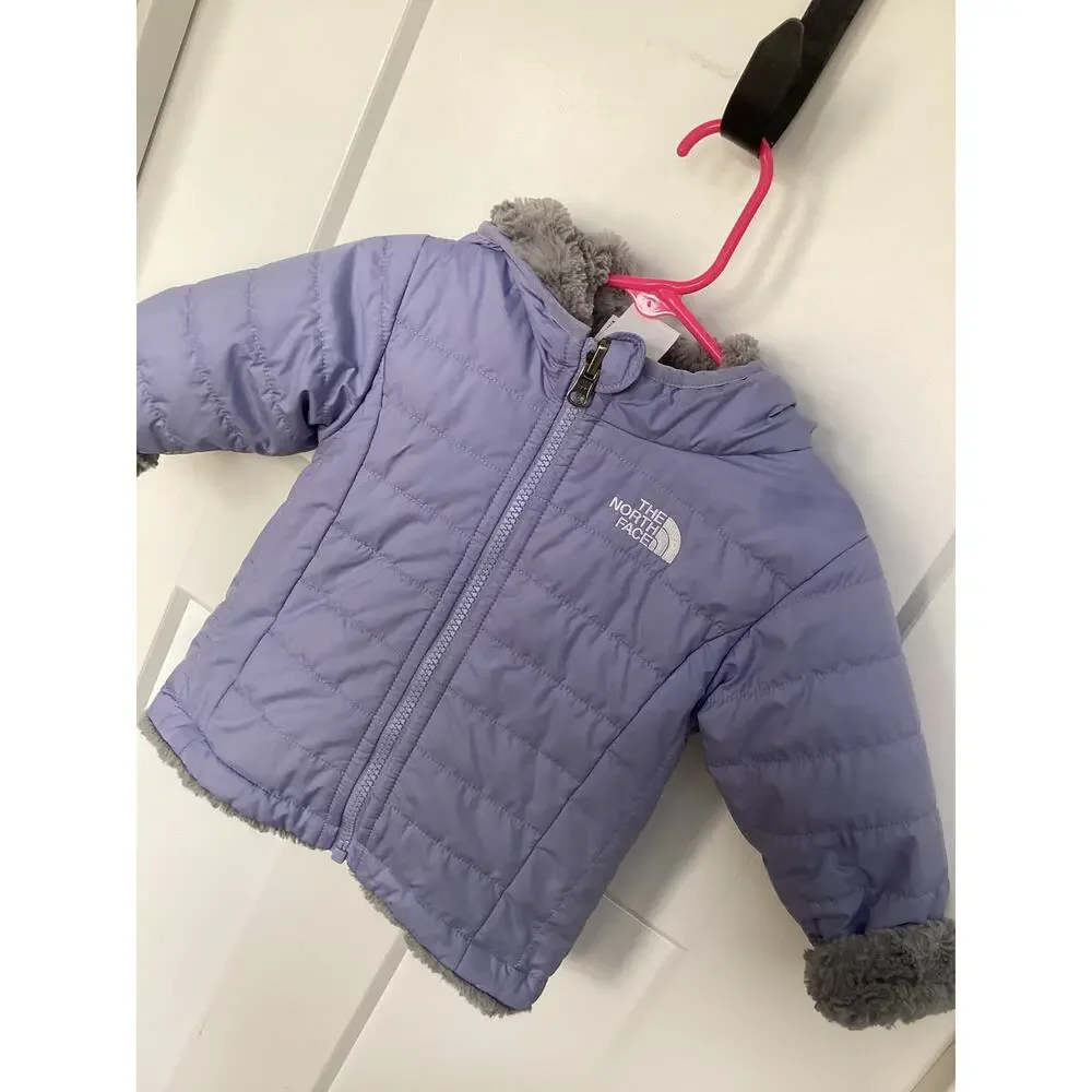 The North face Reversible Mossbud‎ Swirl Hooded Jacket Infant size 6-12 months