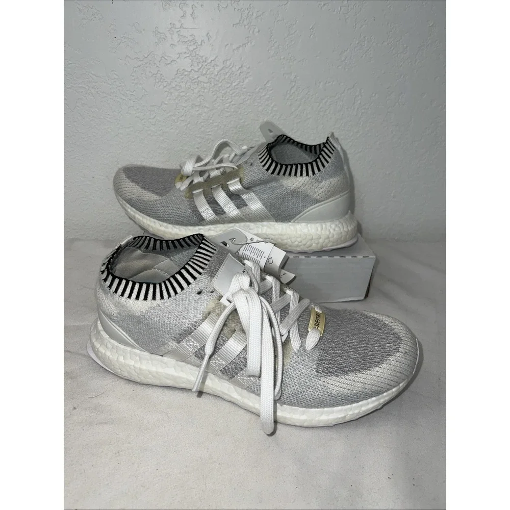 Adidas EQT Support Gray Cream Mens Sz 8 Primeknit Running‎ Shoes BB1242 2016