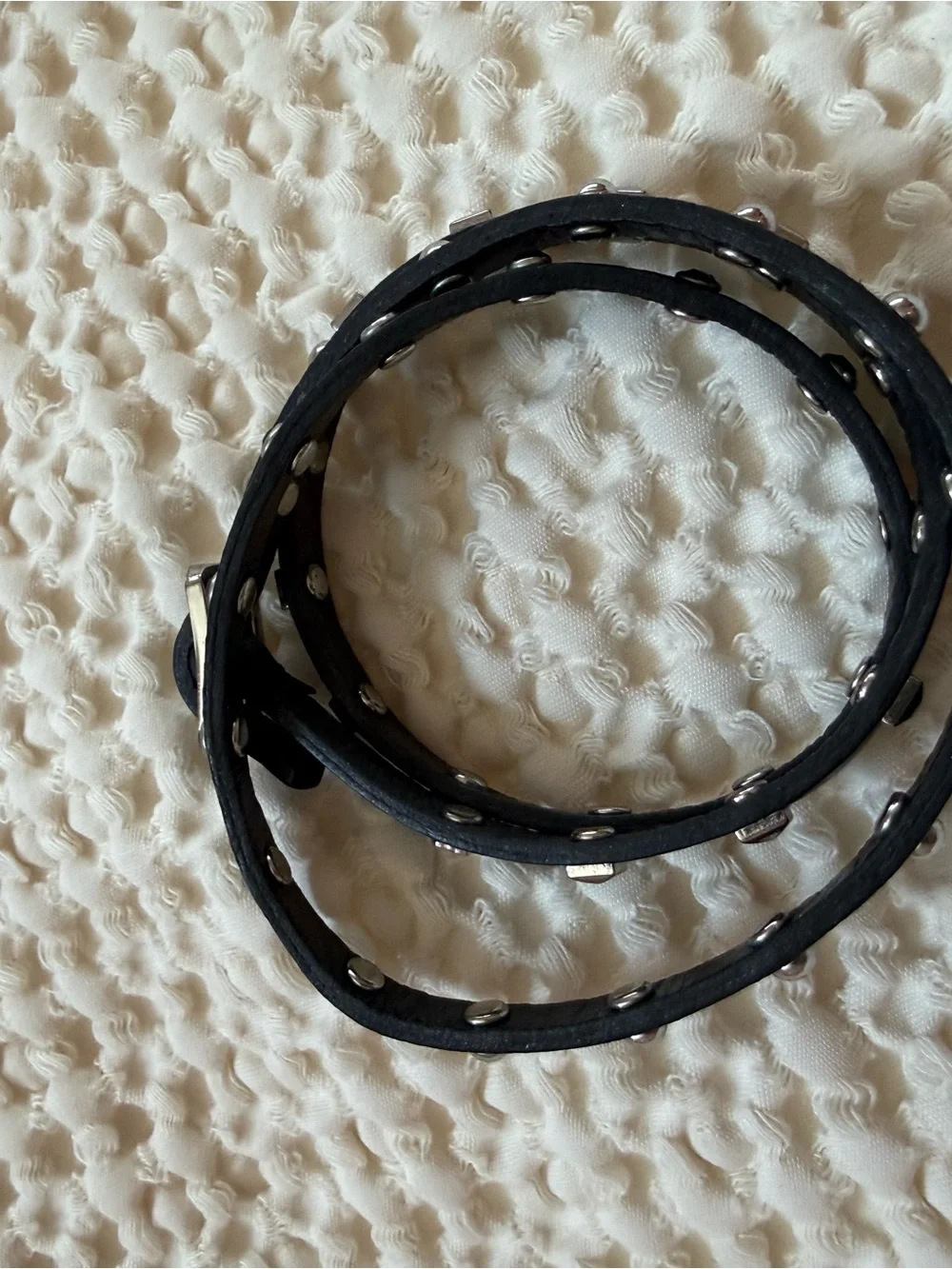 Stella & Dot black leather