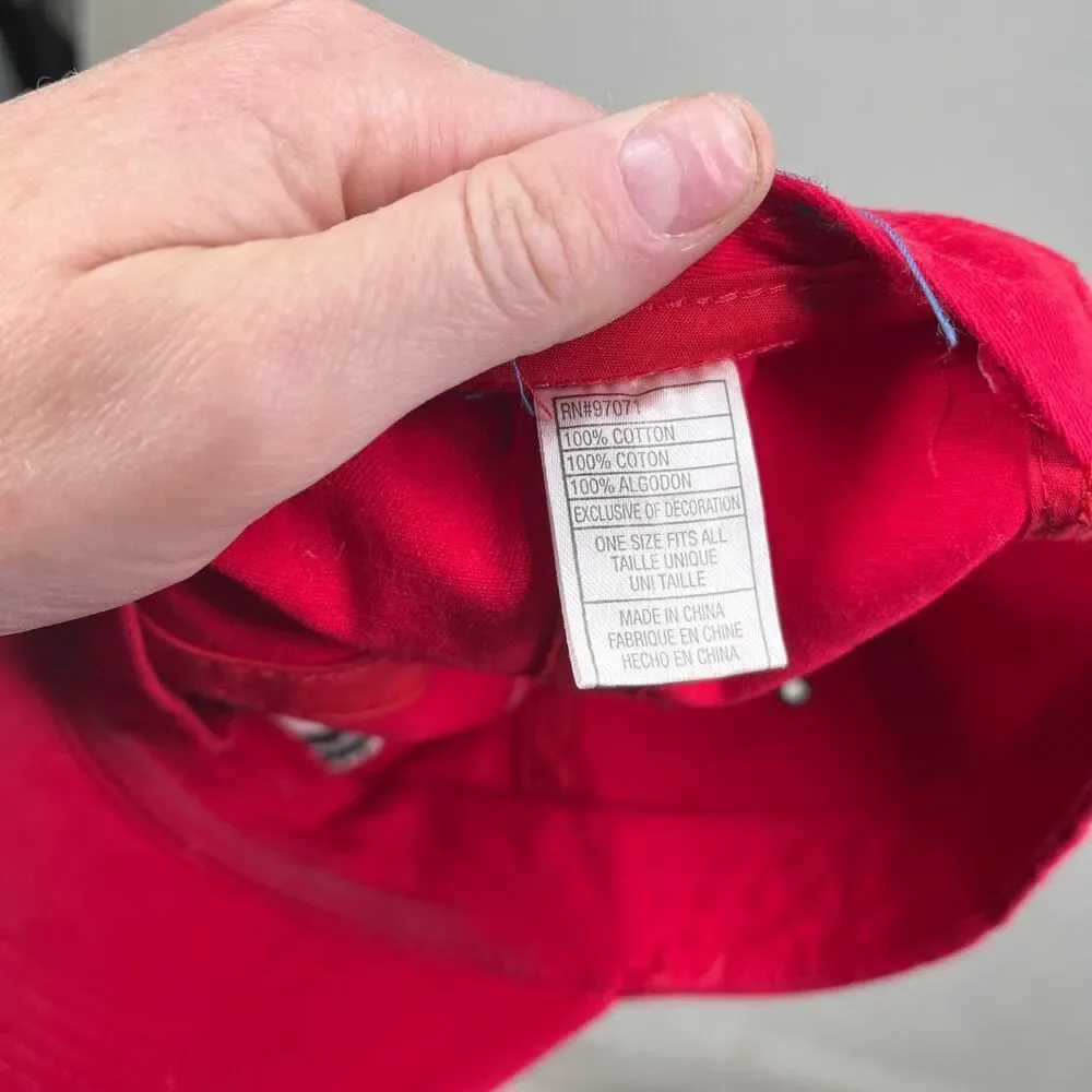 Georgia Bulldogs Classic Red Hat baseball Cap Adjustable distressed One Size