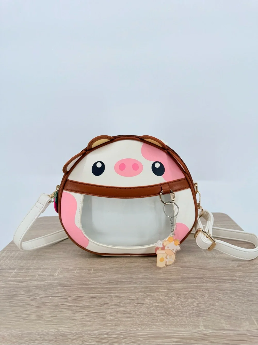 Pwuffy matching ita keychain