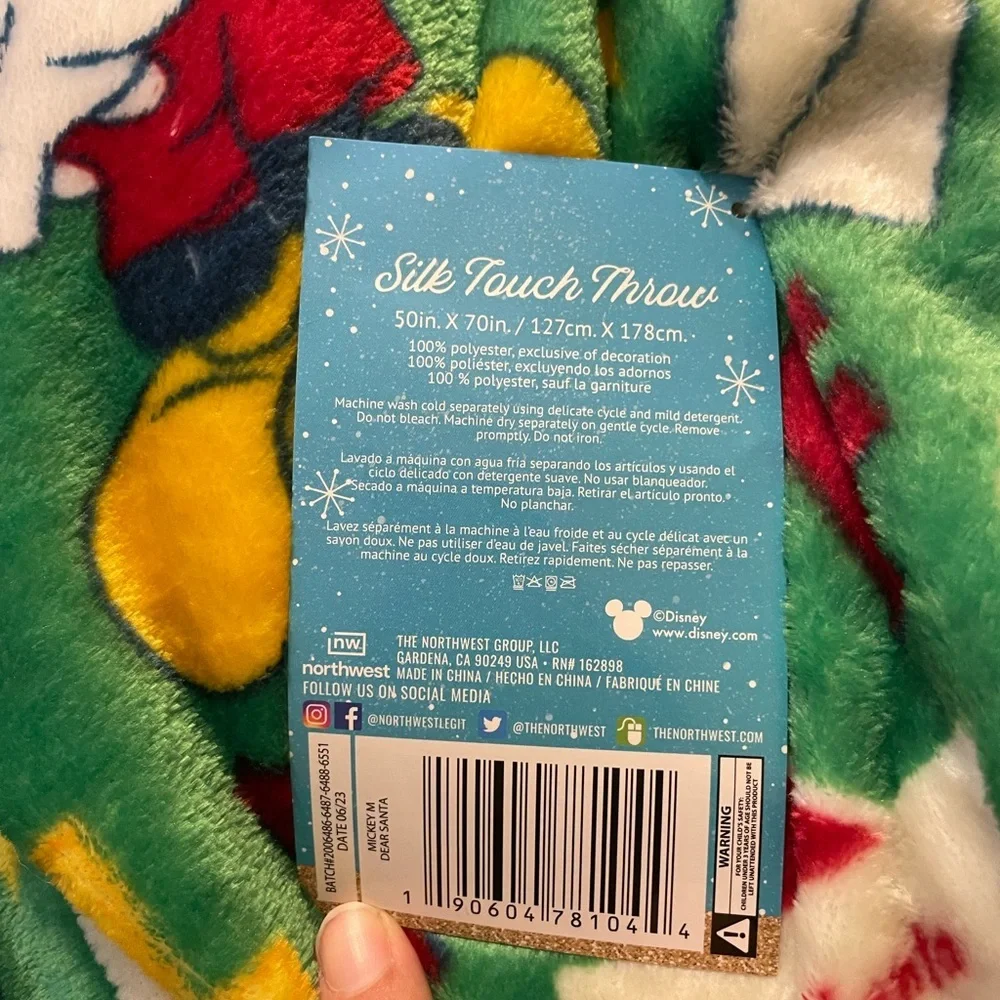 Disney patterned silk