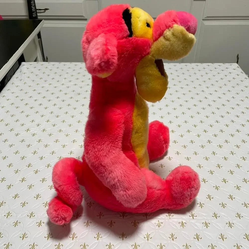 Disney Store Tigger Plush Neon Pink Ice Cream Edition Winnie the Pooh Plush