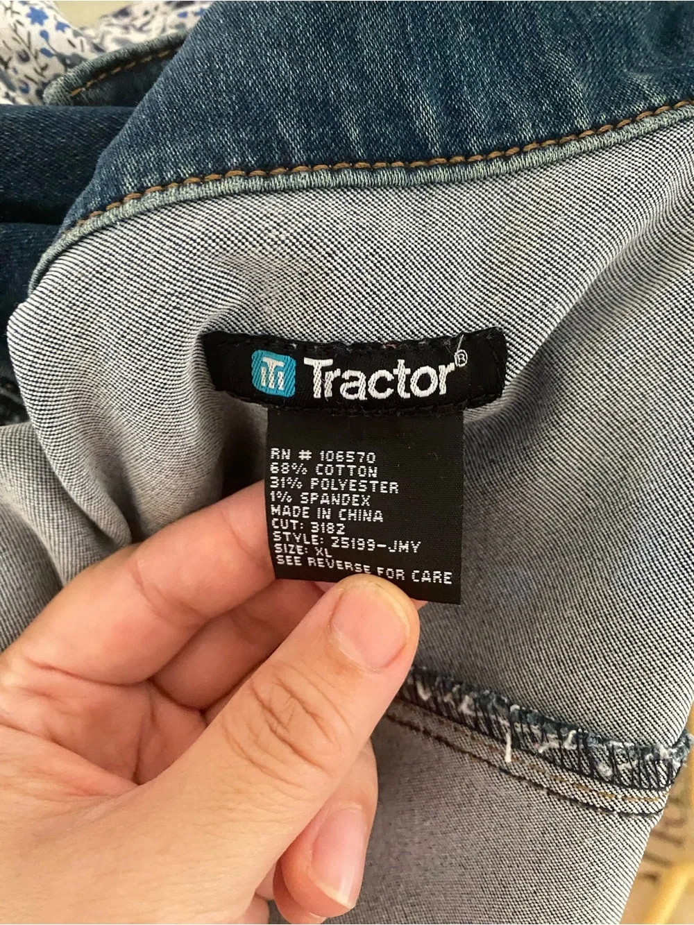 Tractr Blue Denim Jacket