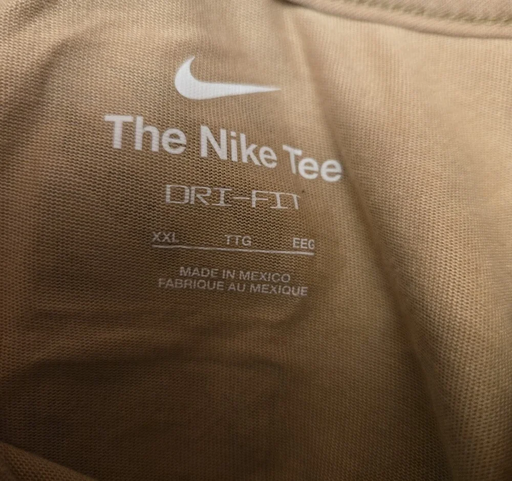 Nike Men’s Tan Graphic Short-Sleeve Tee