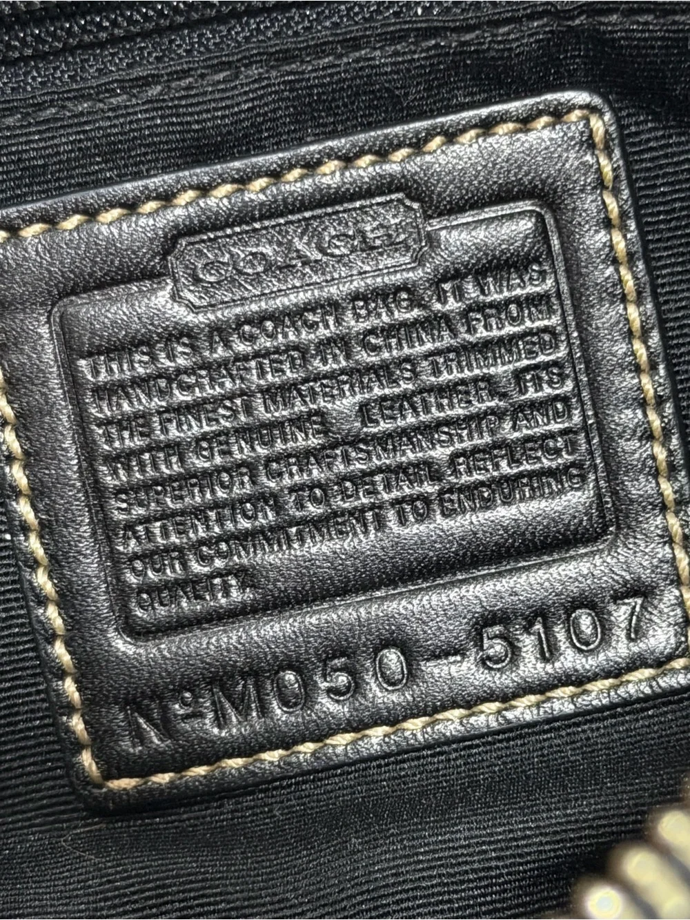 Vintage Coach Soho Signature Buckle Demi Pouch