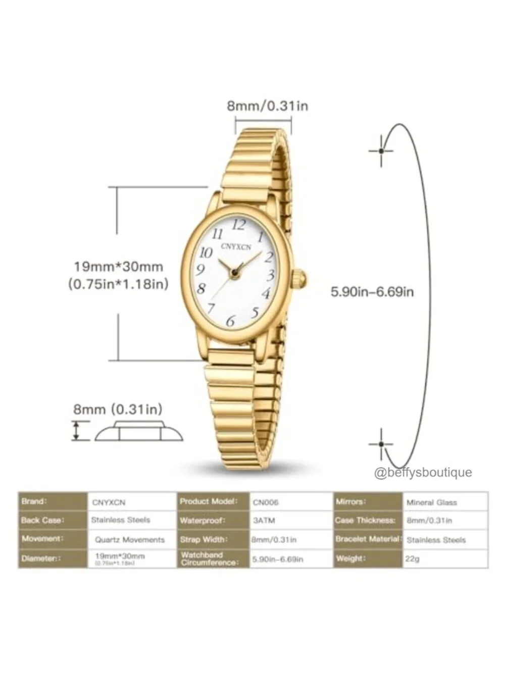 N/A sleek gold