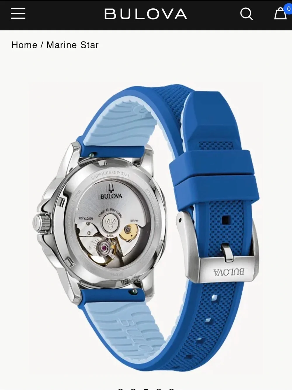 Bulova strap used markers