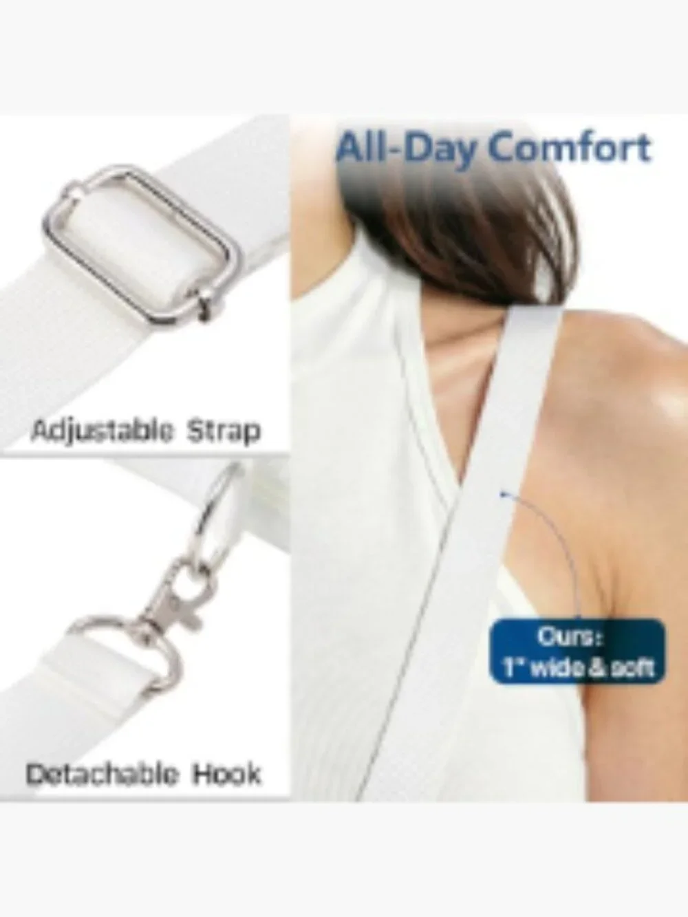 N/A clear crossbody