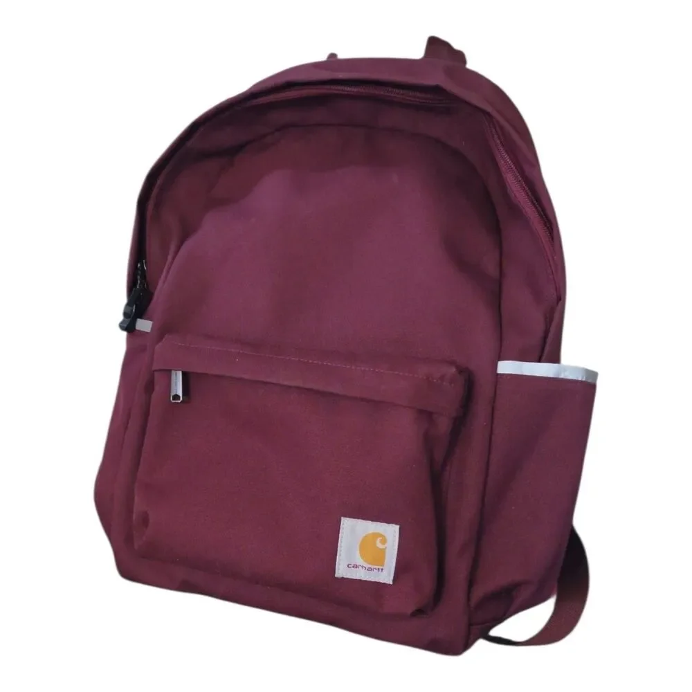 Carhartt 21L Port Wine Maroon Backpack Outdoors School Travel Work Utility