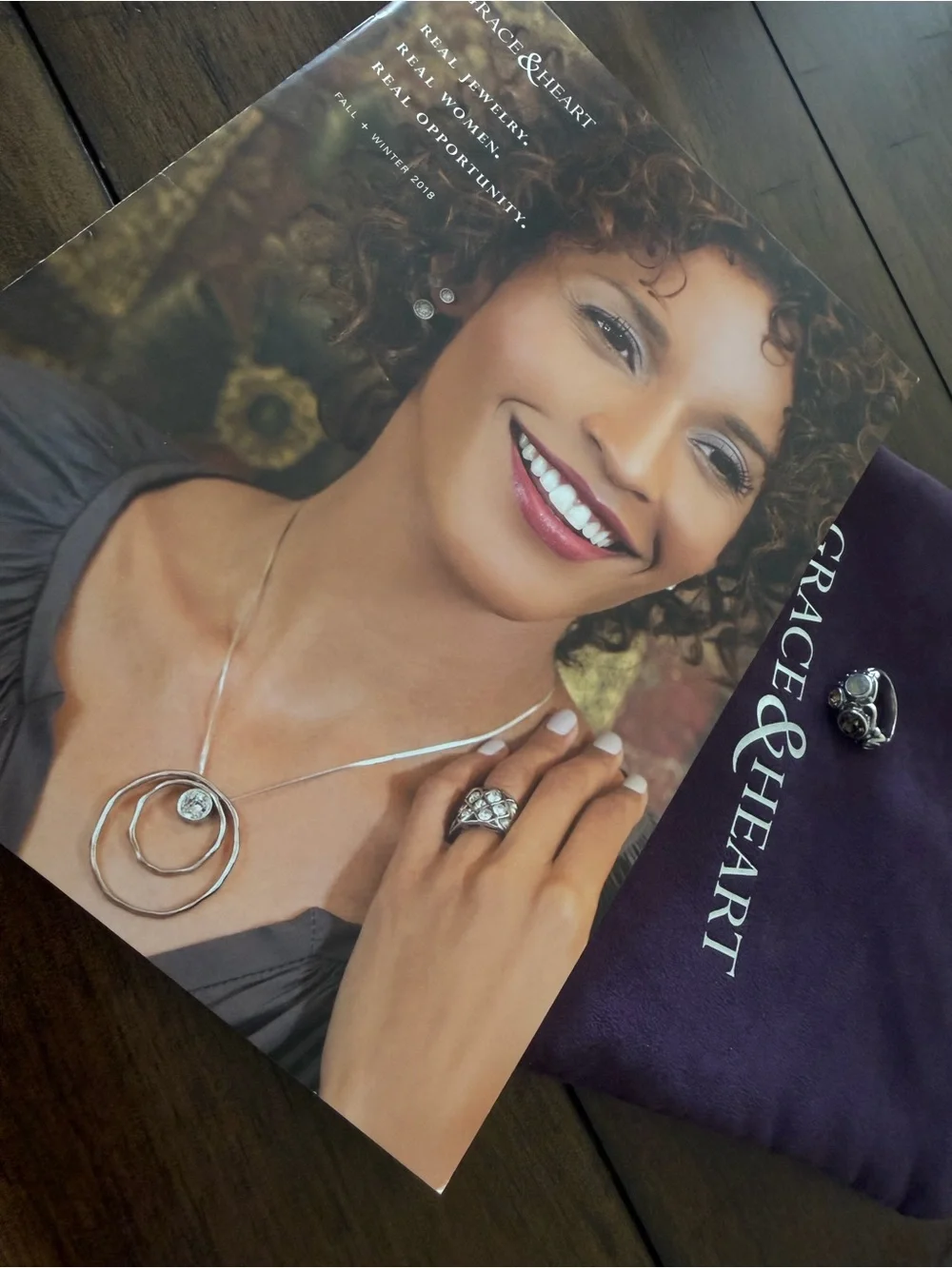 Grace & Heart subtle elegant purple