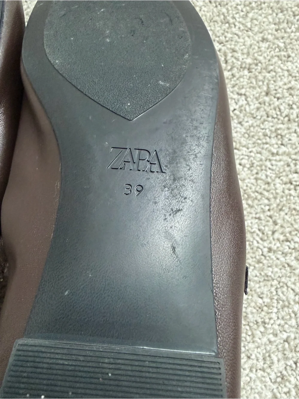 Brown Mary flats brown