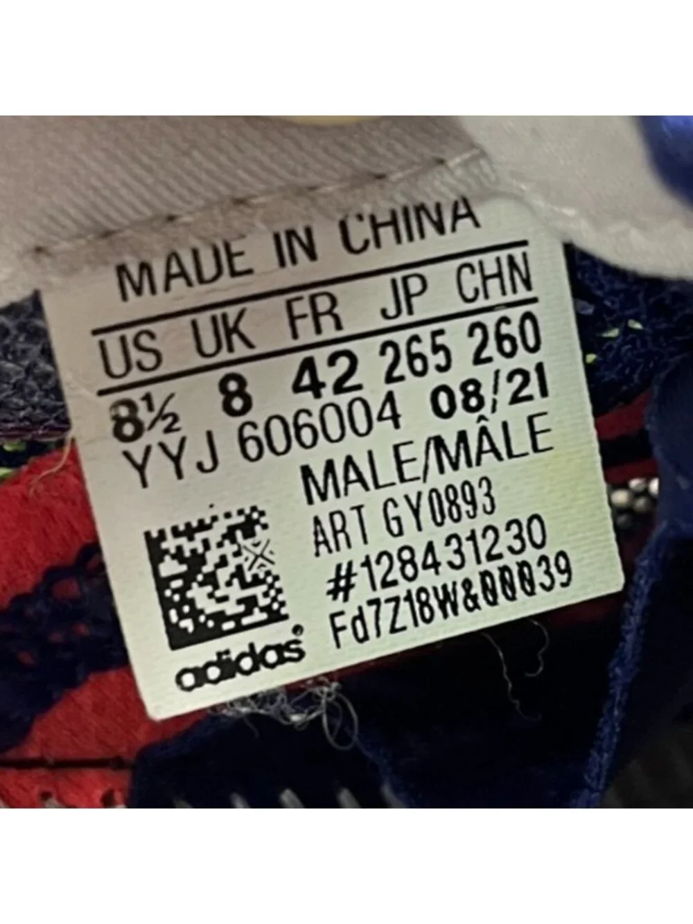 adidas seller us shown