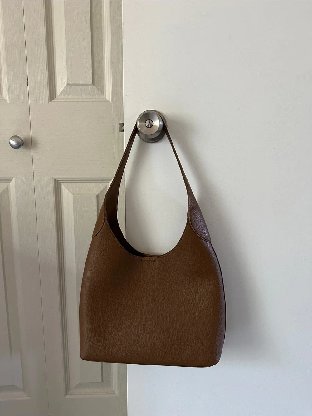 Rachel Zoe Brown Women's Leather Hobo Bag - Classic Everyday Tote