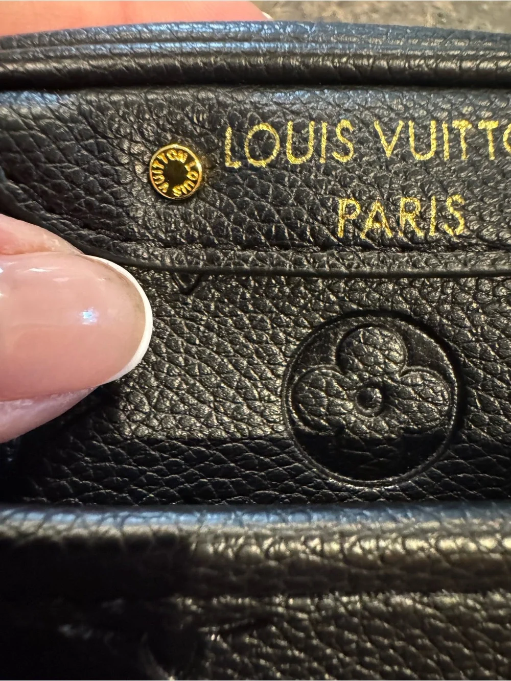 Louis Vuitton Women's Black Monogram Leather mini camera bag