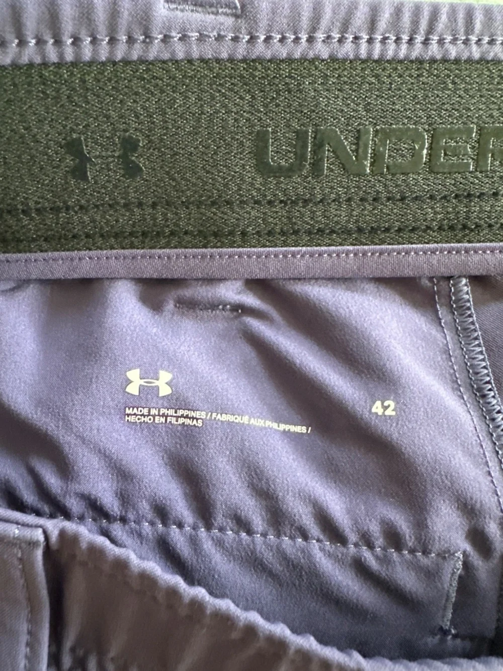 Under Armour purple flat