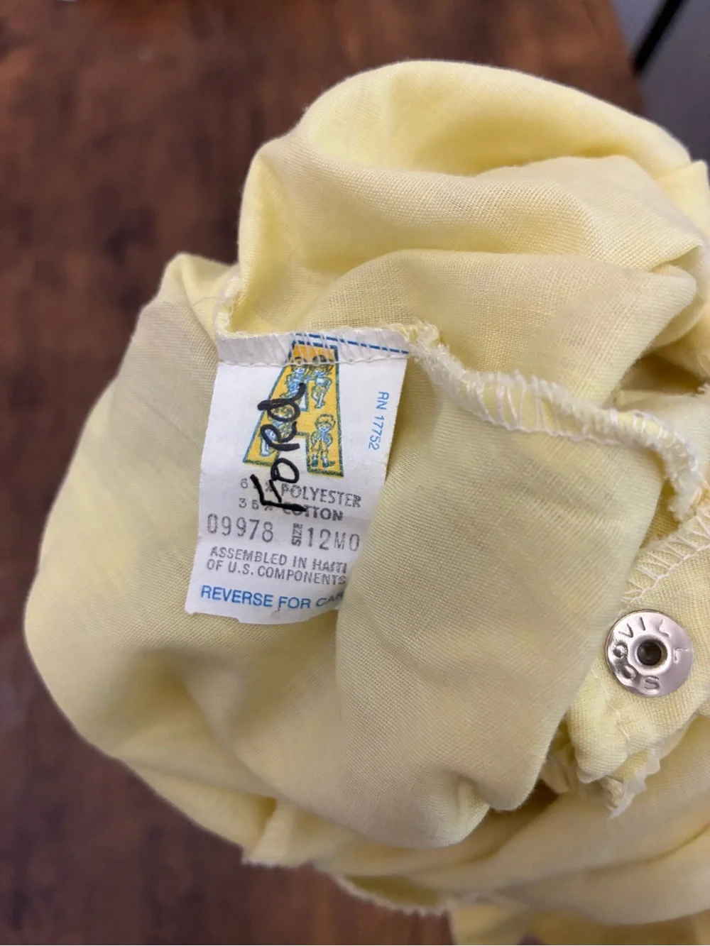None vintage baby’s