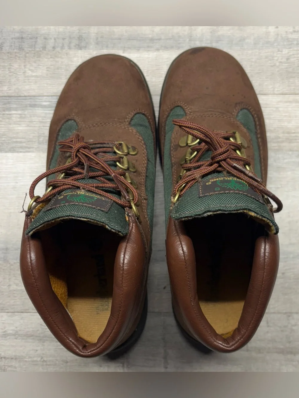 Timberland Field Boots Beef & Broccoli 🐄 🥦 Boys Size 4