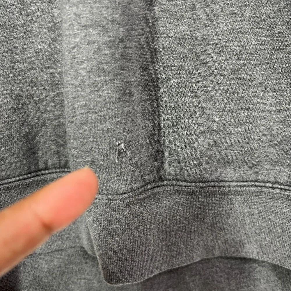 Nike‎ Sportswear Club Fleece Pullover Hoodie Sweatshirt Mens Large Gray Casual