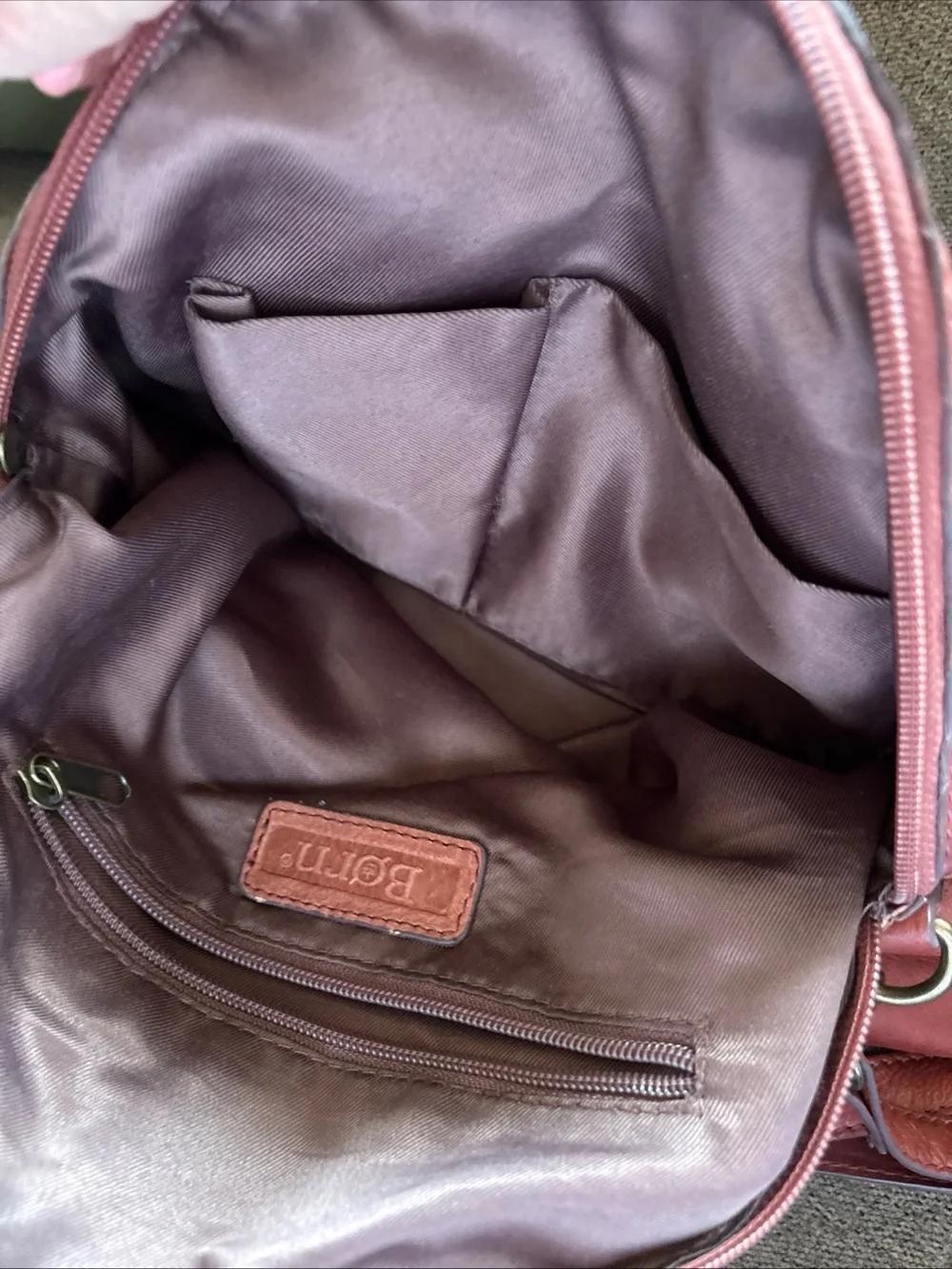 Born leather crossbody