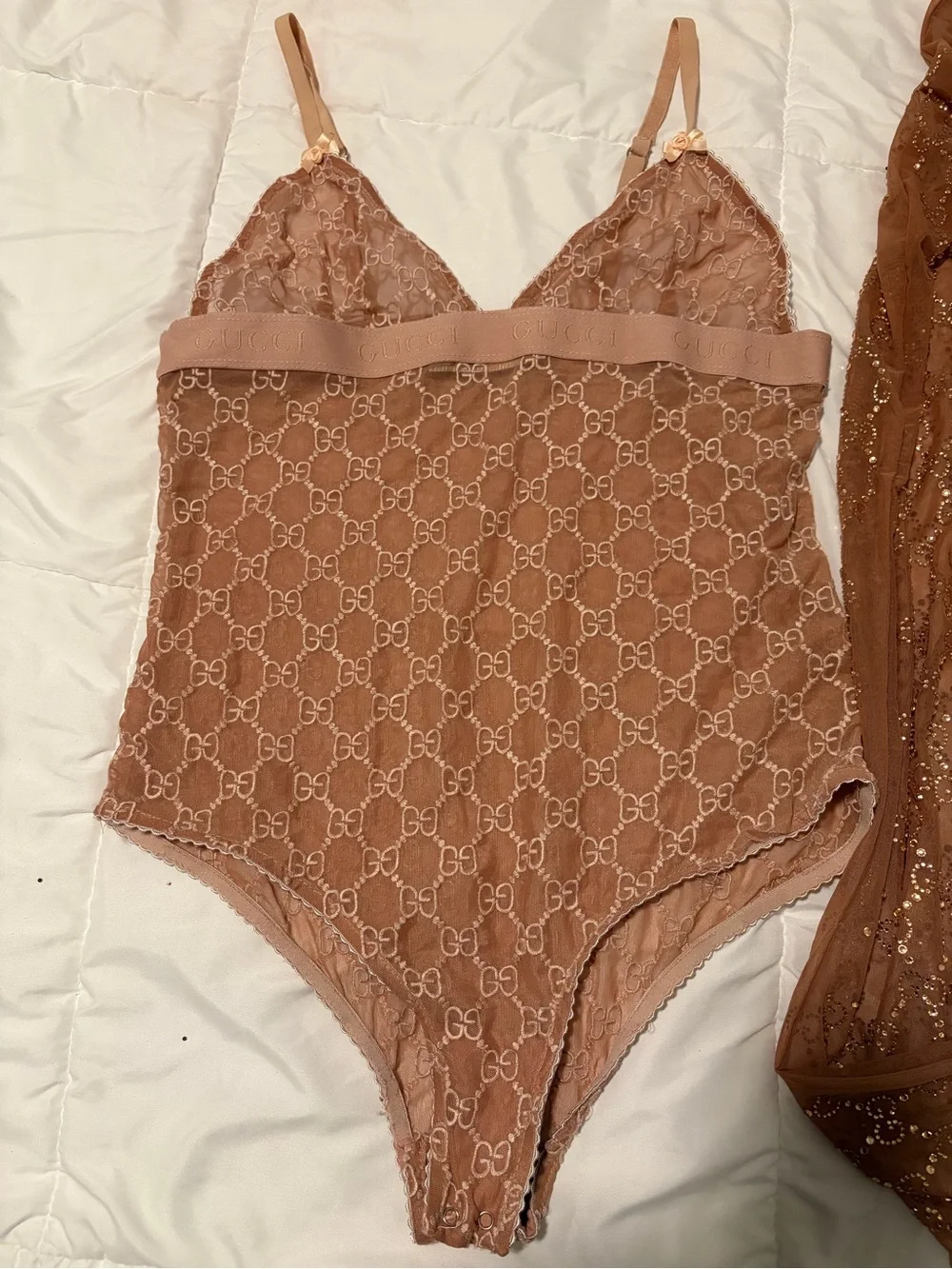 Gucci sheer lace