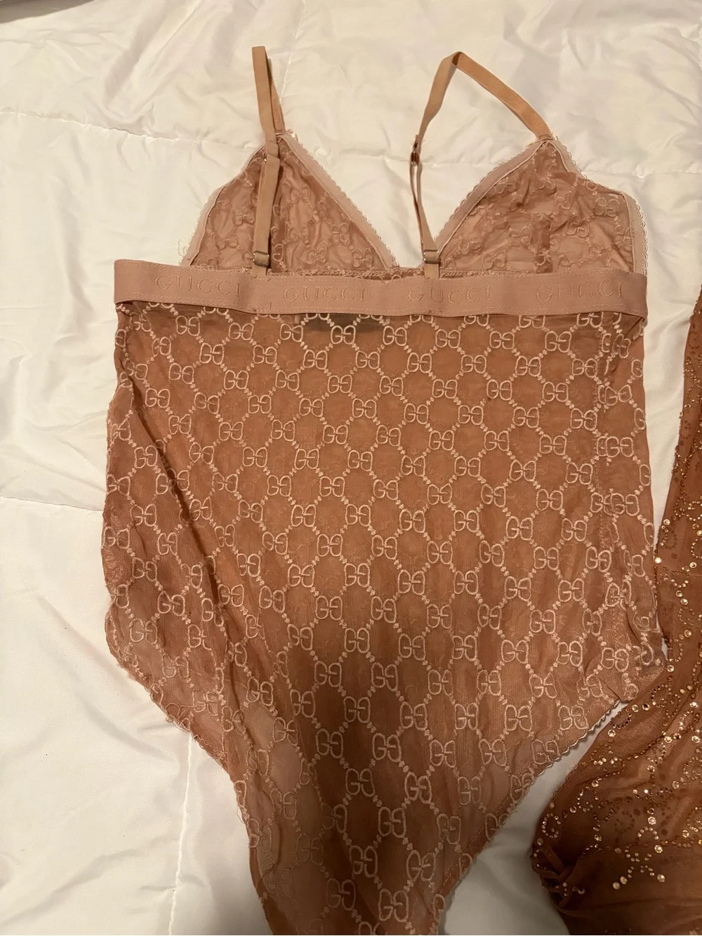 Gucci sheer lace