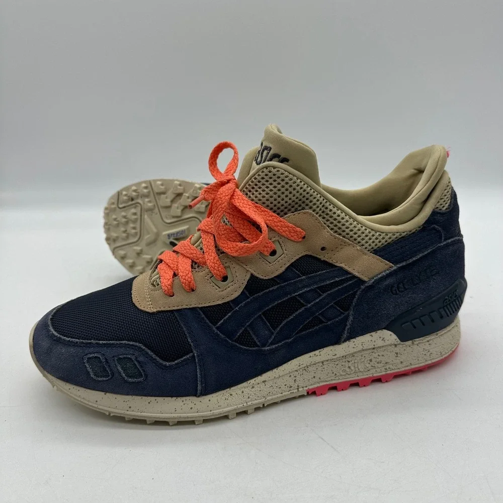 ASICS HL6G0-5050 Mens Size 9 Shoes Gel-Lyte MT India Ink Navy Beige Sneakerboots