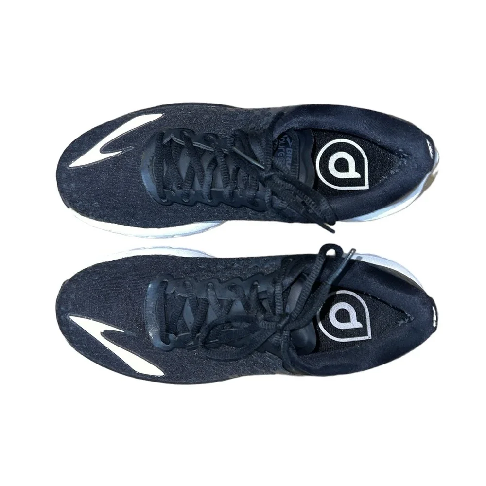 Brooks PureFlow 5 Running Shoes Womens 8.5 Black White 1202071B028 DNA LT