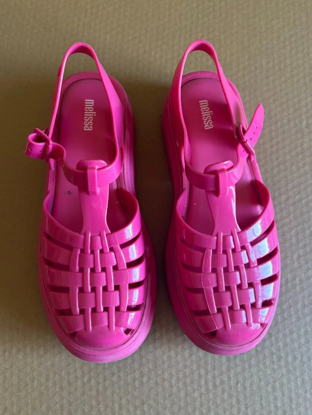 Melissa Possession Platform Fisherman Sandals - Pink, Women's 8