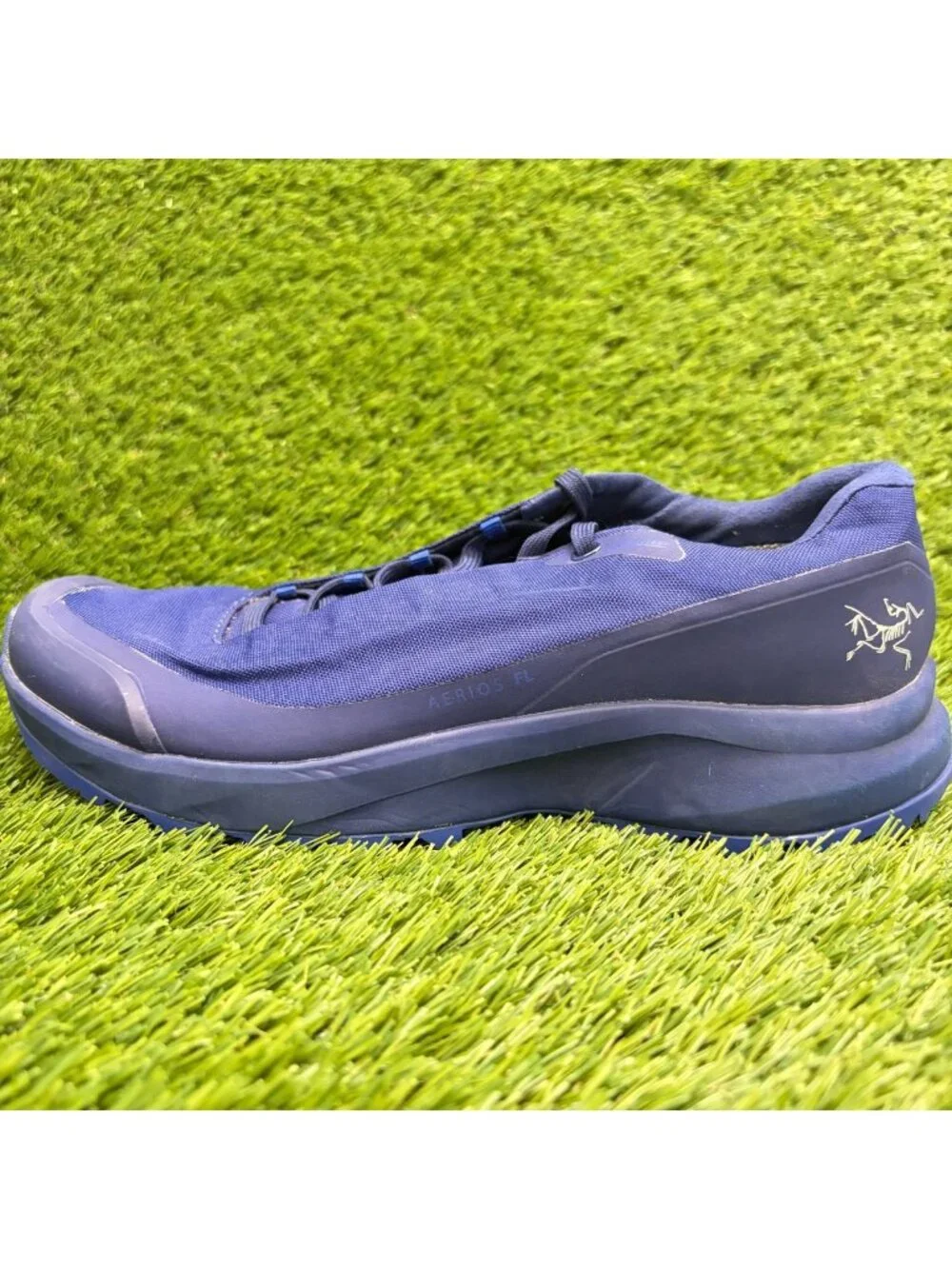 Arc'teryx Aerios FL GTX Womens Size 8 Blue Trail Running Hiking Shoes Sneakers