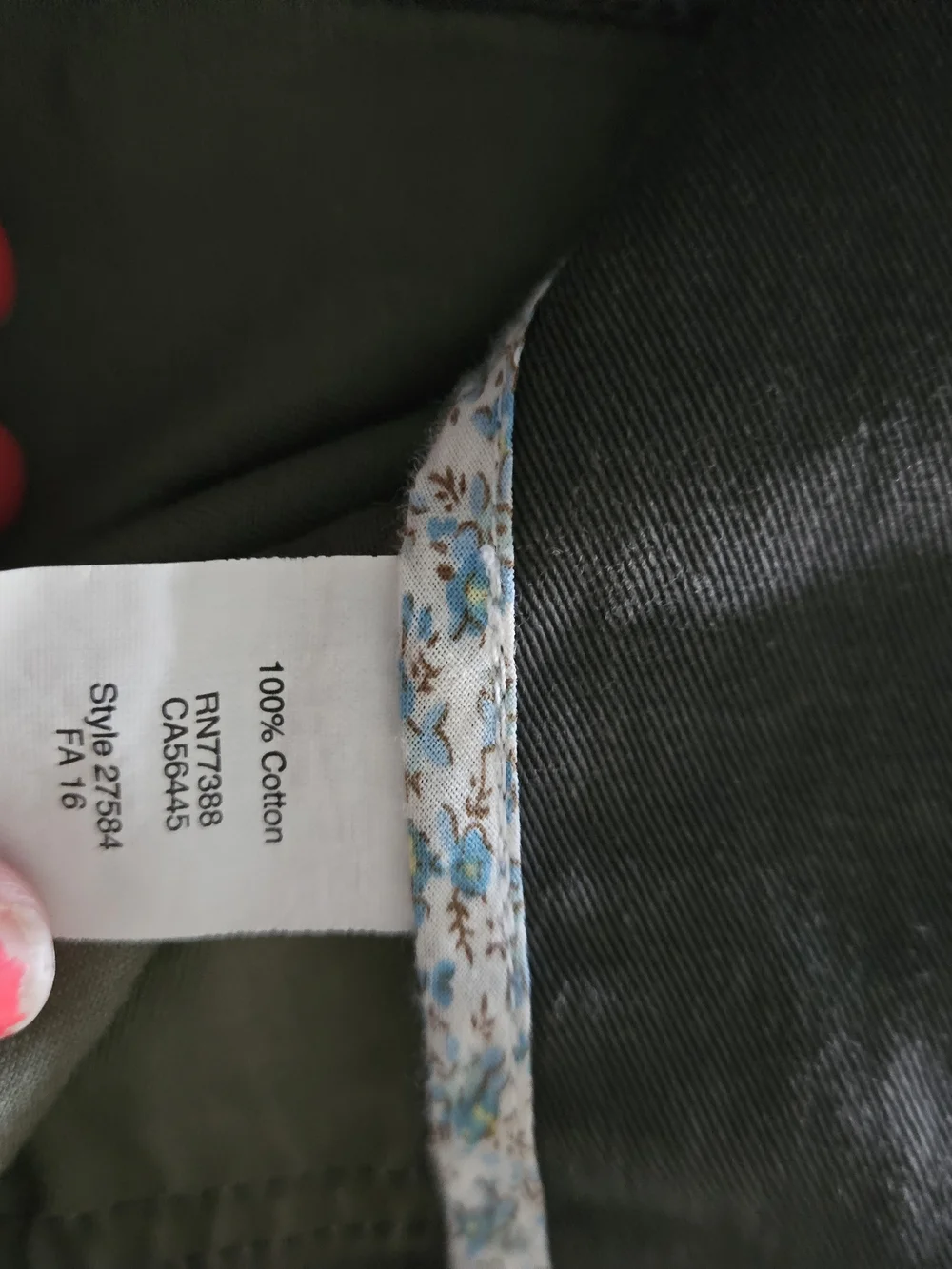 J. Crew Women's Washed Charcoal Utility Jacket