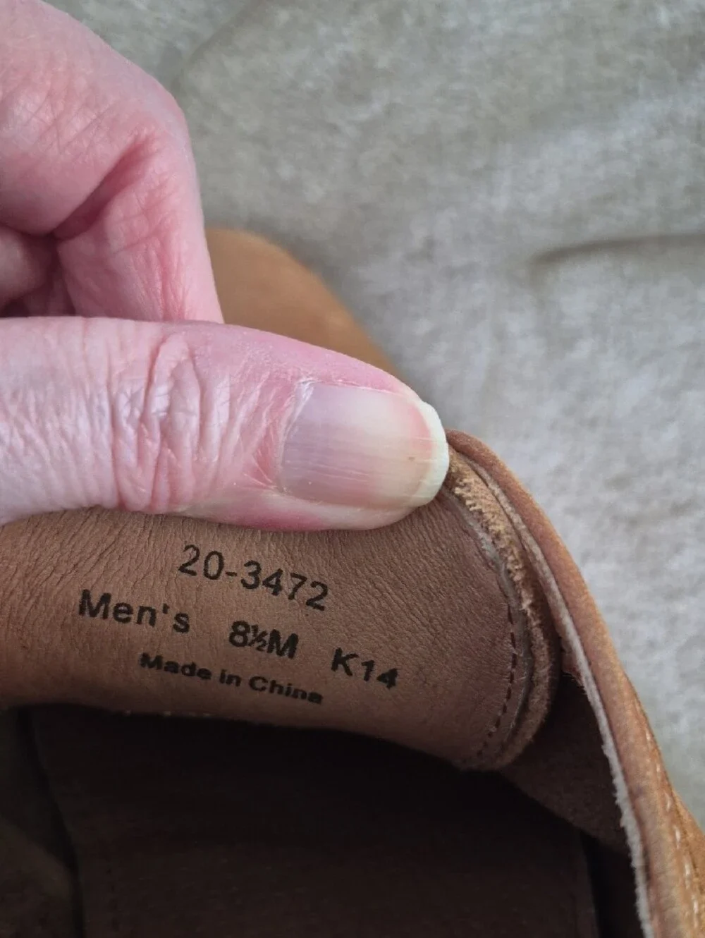 Johnston & Murphy leather wingtip