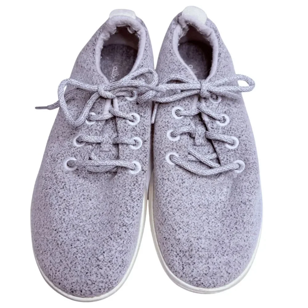 Allbirds Men's‎ Wool Runners Lace Up Walking Running Sneaker Lavender Size 11