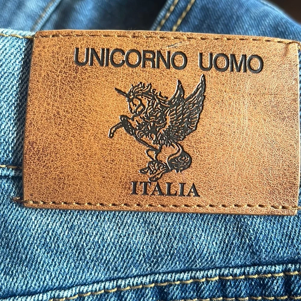 Unicorno Uomo Italia Distressed Jeans‎