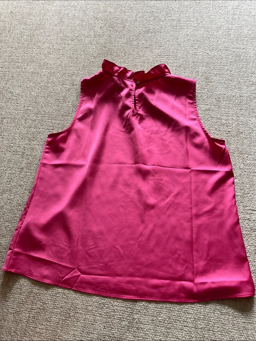 J. Crew satin sleeveless
