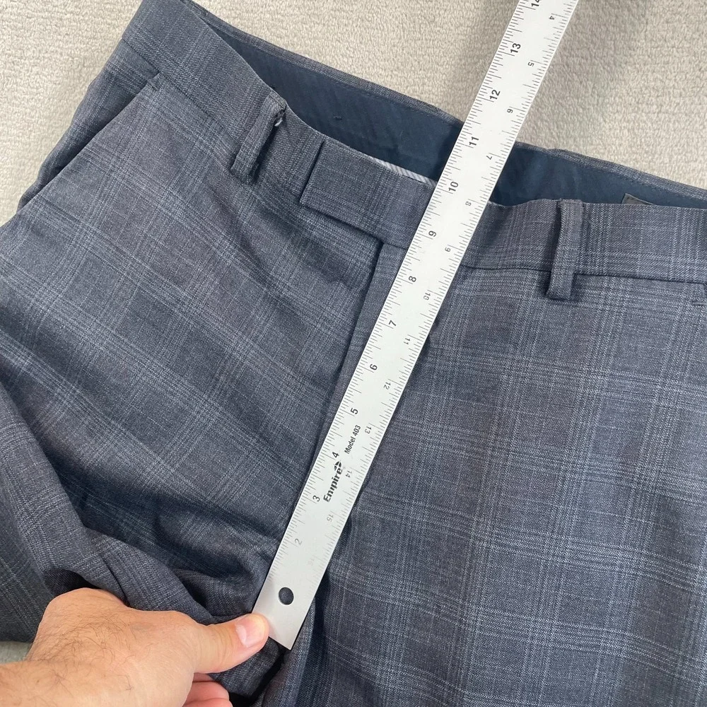 Banana Republic Tailored Slim Fit Pants Trousers Men 31x31 Grey Italian Fabric‎
