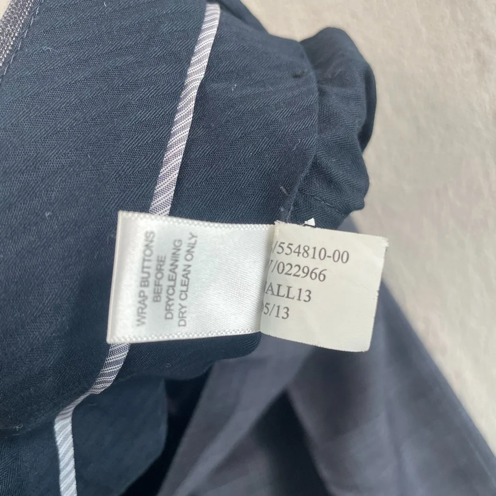 Banana Republic Tailored Slim Fit Pants Trousers Men 31x31 Grey Italian Fabric‎
