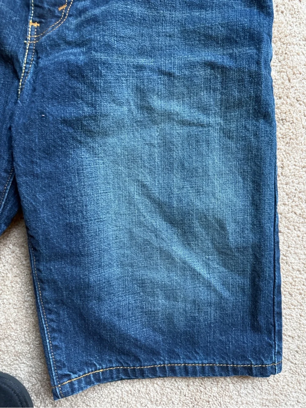 Levis 569 Loose Fit Denim Jorts W32 Baggy Long Jean Shorts Y2K