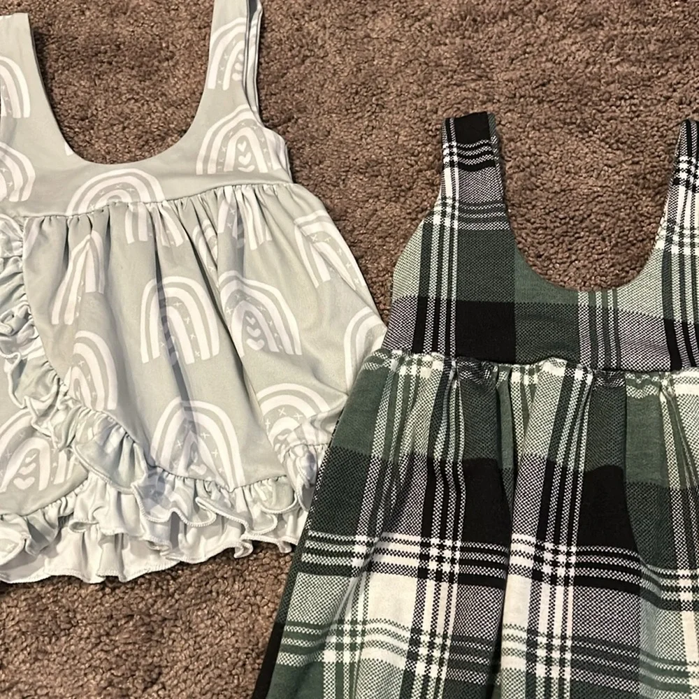 Babygirl 18/24m small shop pinafore dress bundle!!
