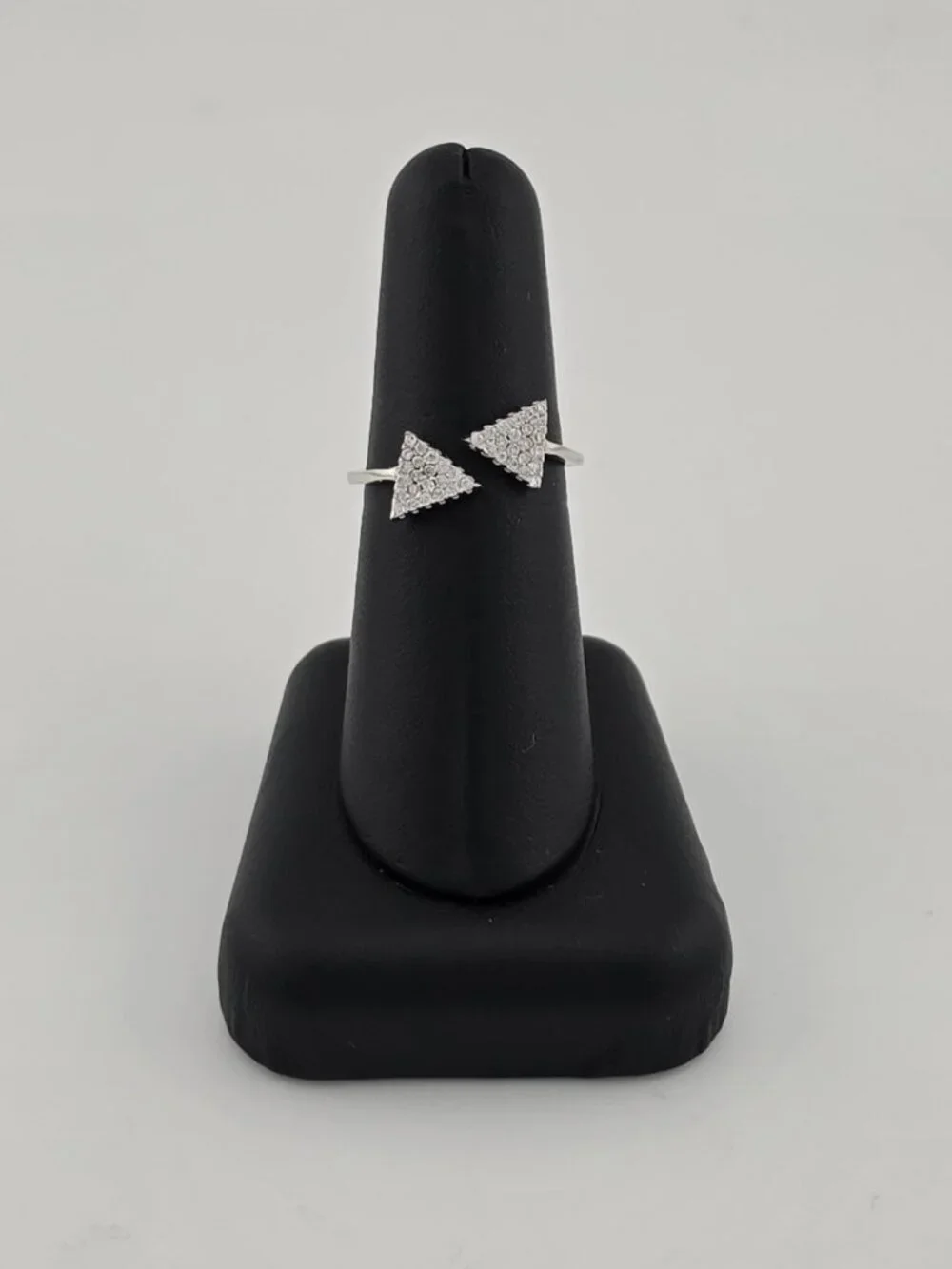 Brand New Sterling Silver 925 Double Triangle Ring