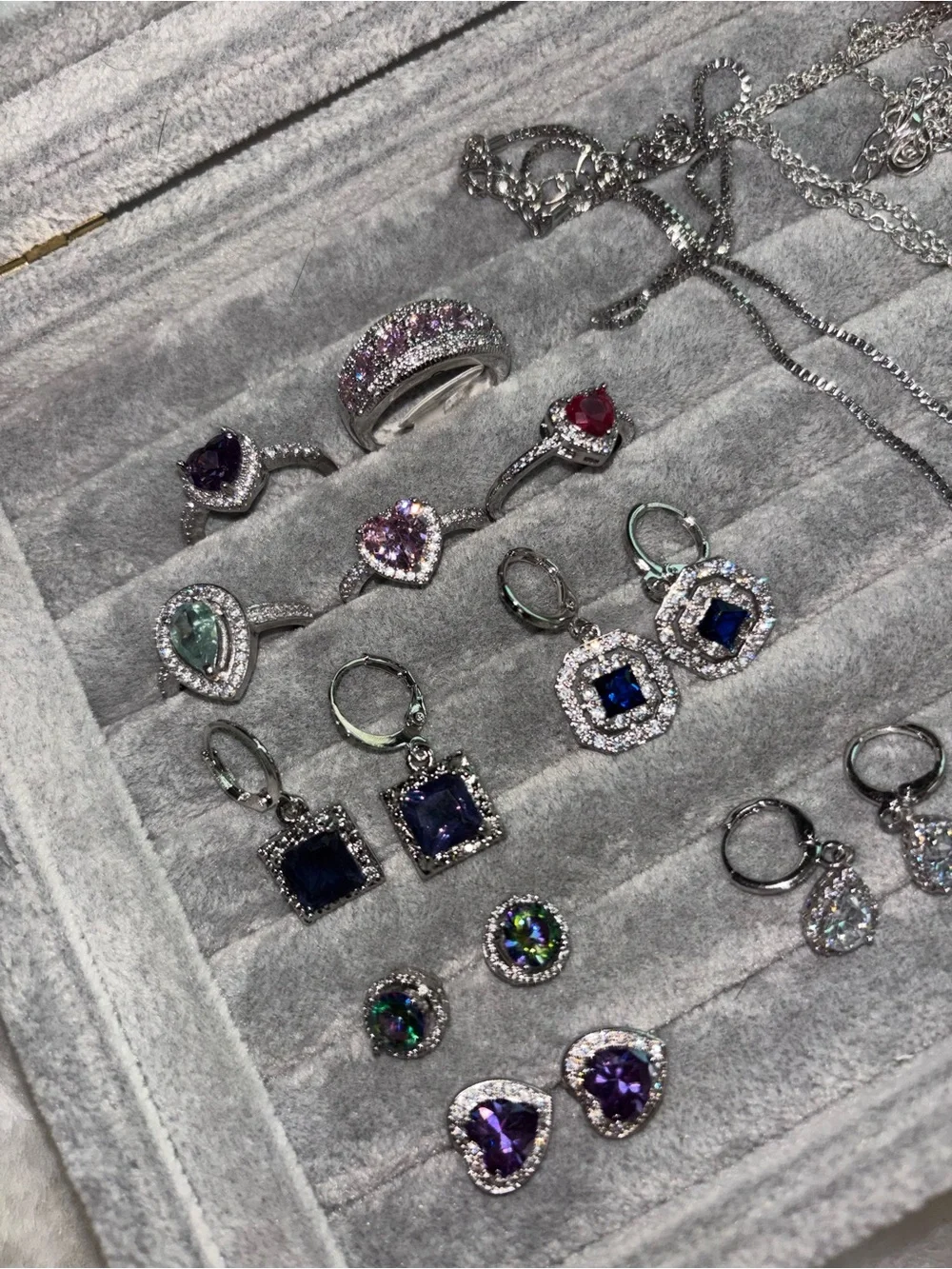 Jewelry Bundle Lot Rings Earrings Necklace bracelet s925 10kt stamped