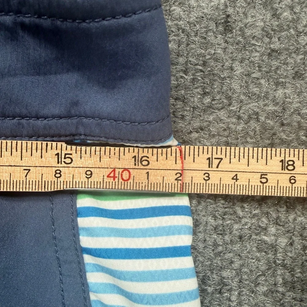 Vineyard Vines Board Shorts‎ Mens 30 Blue Striped Side Panel Swim Trunks Beach