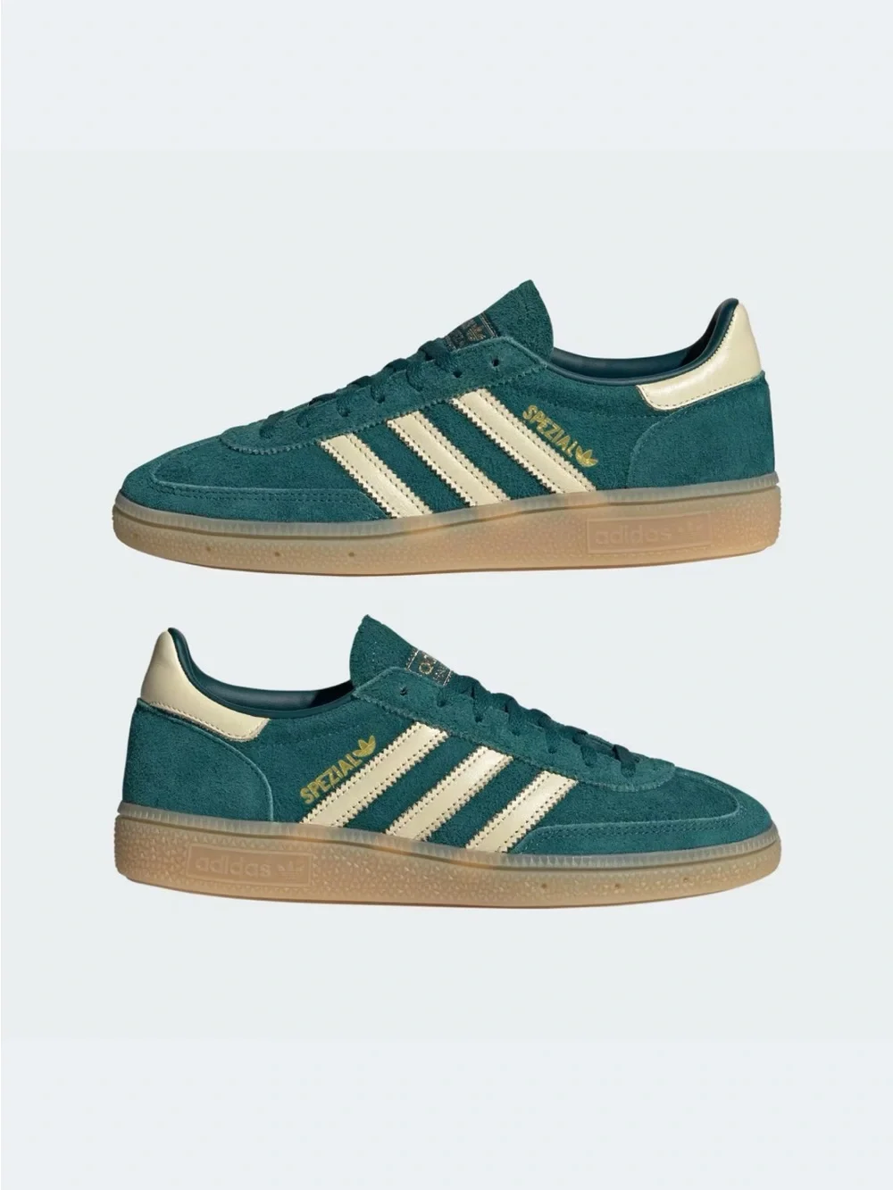 adidas green suede