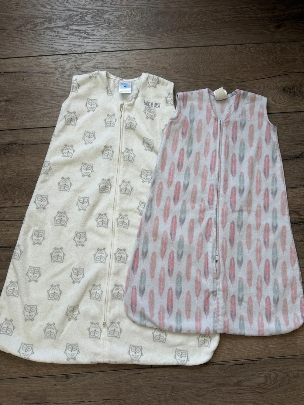 Bundle of 7 Fleece Sleep Sacks - Various Sizes