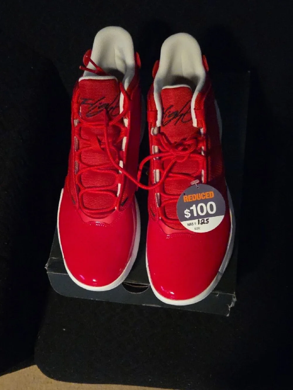 Jordan vibrant red